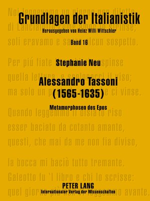 cover image of Alessandro Tassoni (1565-1635)